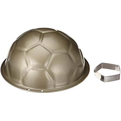 Staedter 614048 - Molde antiadherente para tartas y flanes en forma de pelota de fútbol Cover