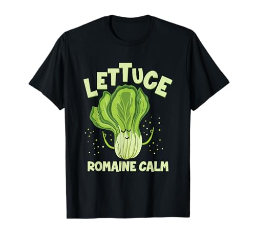 Romaine Lettuce Calm Mindfulness Vegan Yoga T-Shirt Small