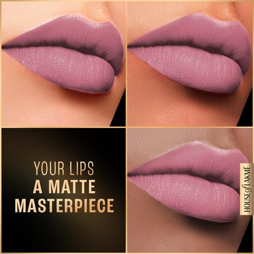 Image of Lakme Forever Matte Liquid Lip Colour, Long-Lasting Liquid Lipstick, Lightweight & Transferproof, Smudgeproof - Red Icon 5.6ml (Pack of 2)