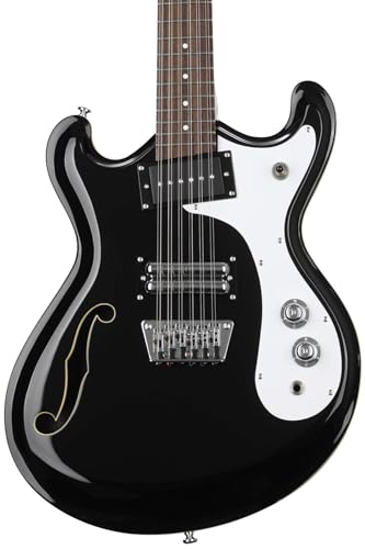 Danelectro 66-12, 12-string Electric Guitar - Limo Black