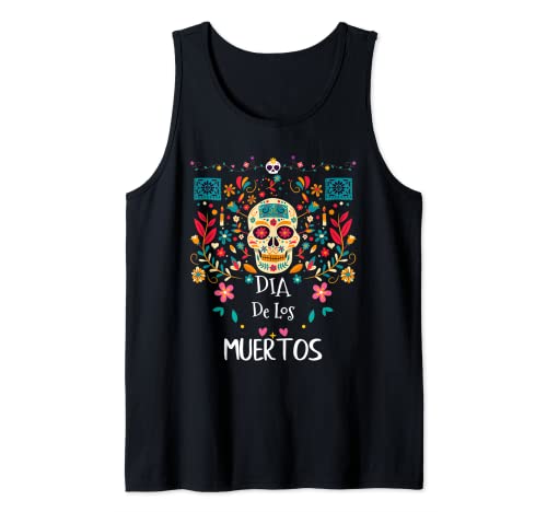 Dia De Los Muertos Funny Day of the dead Hanging skulls Camiseta sin Mangas