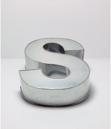 10” Alphabet Shape Cake Tin Mould Pan - Name The Cake – A to Z All Letters (S)