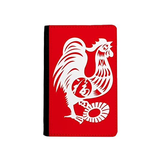 Étui portefeuille pour passeport Year of Coq multicolore au format 3.7x5.8 inch