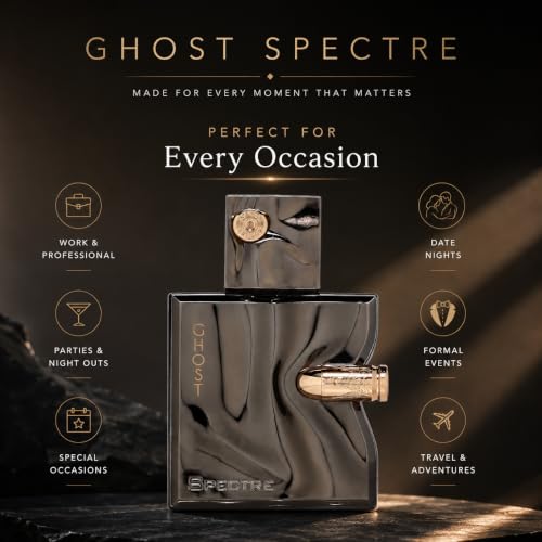 Image of French Avenue Spectre Ghost Eau De Parfum 80ml | Luxury Men's Perfume | Woody Aromatic Fragrance | Long Lasting & High Concentration