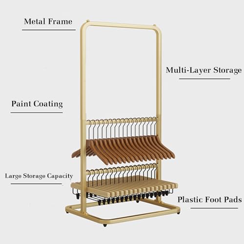 Chariot de rangement pour cintres à roulettes pour optimiser le tri de linge - 3