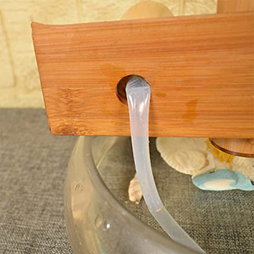 Dispositif d'eau en bambou avec canard 25 cm pour deco zen