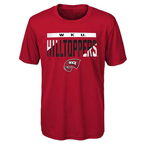 Outerstuff NCAA Kids (4-7) Short Sleeve Dri-Tek Tee, Western Kentucky Large 7