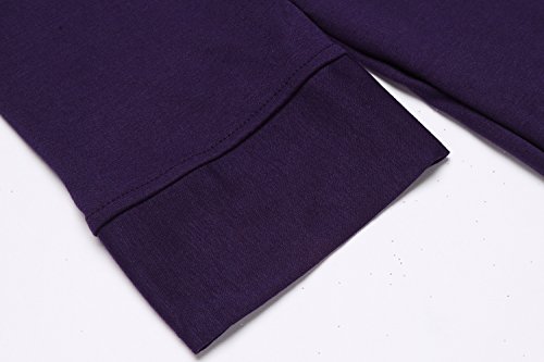 Bluetime Women Robe Soft Kimono Robes Bathrobe Sleepwear Loungewear Short (S, Purple) #TOP5