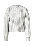 Gerader Saum Vila Damen Sweatshirt Kamili Graumeliert L