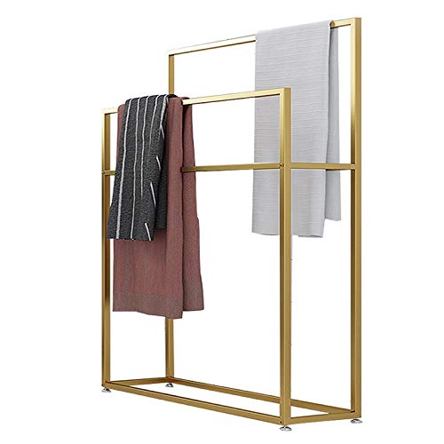 Moderno portasciugamani autoportante con rack in metallo per bagno elegante portasciugamani stand 75 * 20 * 110 cm