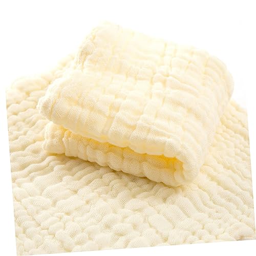 Milisten 6Pcs Cotton Saliva Towels Multi Function Muslin Gauze Kerchief Face Cloths Soft Breathable Handkerchiefs for Newborns Unisex Random Colors Random Color3