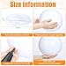 Sinmoe 12 Pieces Large gaint Inflatable White Beach Ball Bulk Solid Swimming Pool Floating Blow up Ball DIY Paint Craft for Boys Girls Hawaii Luau Birthday Beach Summer Party(12 Inch,White)