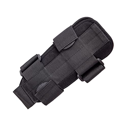 FOMIYES Adjustable Ankle Brace for Adults Fixed Support for Sprained Ankle Pressure Wrap for Injury Black for Sports Running