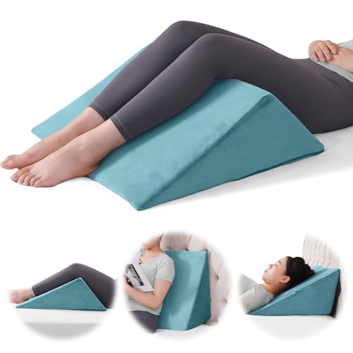 Knee Wedge Pillow Pure Memory Foam, 8