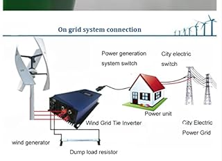Vertical Axis Wind Turbine with Inverter and Controller for Home Energy Generation
