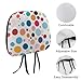 Colorful Polka Dot Universal Car Headrest Cover Car Seat Head Rest Protector Fit All Car Interior Auto Accessories 1 PCS