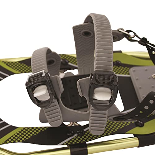 Expedition Lightweight Aluminum Frame Snowshoe Trail Kit With Twist-Lock Trekking Poles, Dual Ratchet Bindings & Xpe Trail-Flex Decking, Includes Waterproof Carry Bag, 25", Up To 200 Lbs #TOP2