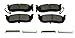 Monroe FX1041 ProSolution Semi-Metallic Brake Pad