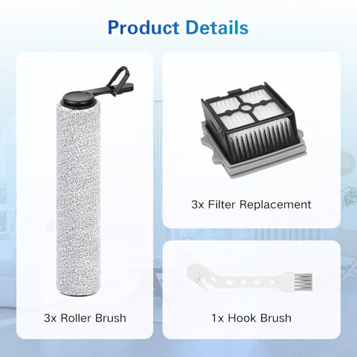 Image of Roller Brush & Filter Replacement for Tineco Floor ONE Stretch Series i5 /i6