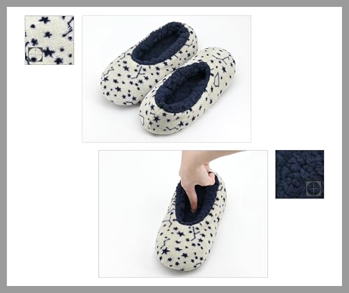 Image of DICUIRD Slipper Socks For Women With Grippers, Fuzzy With Non Slip Bottoms, Cozy Warm Fuzzy Slippers