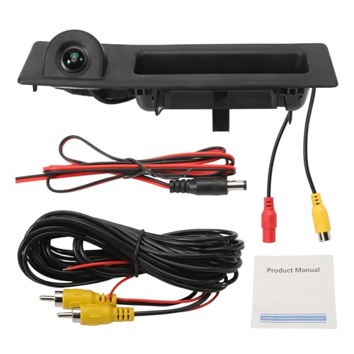 GNXfixt Achteruitrijcamera HD 1080P voor F20-F23, F45-46, F87, F82, F25, F10-11, F07-06, 12-17 jaar oud, 0° groothoek, nachtzicht, IP68 waterdicht
