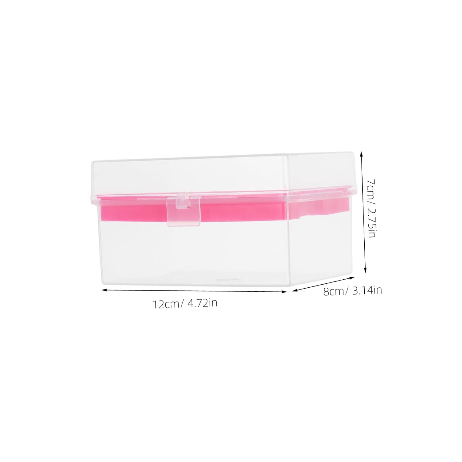 Generic Laboratory Pipette Tip Storage Box Plastic Holder with Transparent Lid for Easy Visibility Organization Container for Lab Use and Scientific Research