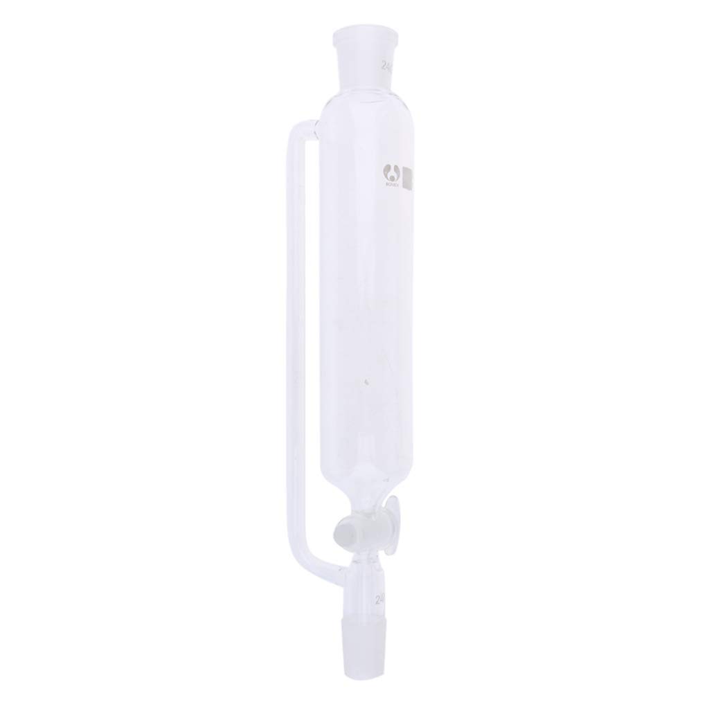 Tropftrichter aus Glas mit Druckausgleichsrohr und Absperrhahn, transparent, 250 ml