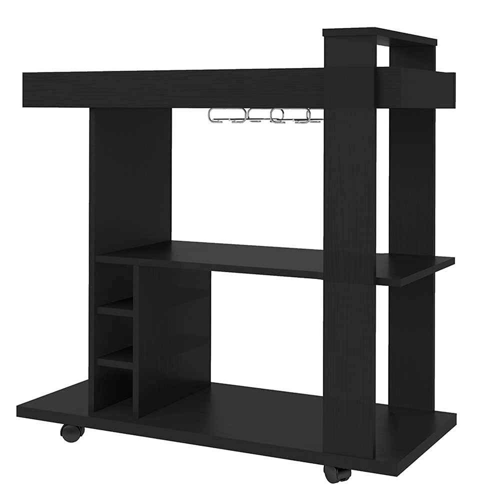 Amazonas Bar with Mirror, Black - W 91 x D 40 X H 91.5 cm,004185