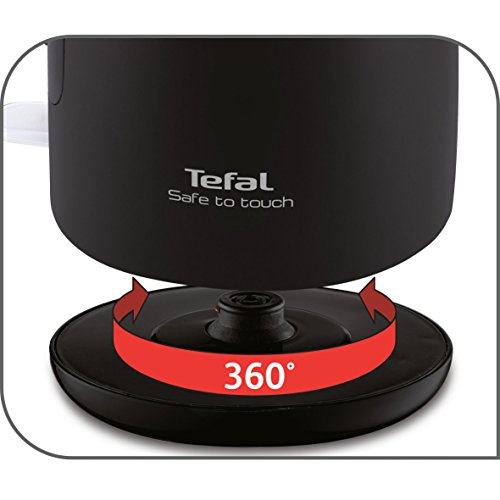 Tefal Safe to Touch KO3718 | Doppelwandig | 1.5 L | assistierende Deckel | 360° drehbare Öffnung | Schwarz – Ansicht 4