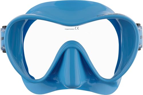 Masque sans cadre Cressi F1 en silicone cristal pour vision panoramique