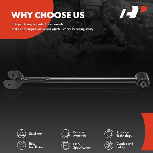 A-Premium Rear Suspension Trailing Arm, with Bushing, Compatible with Toyota Highlander 2001-2007 & Lexus RX300 1999-2003, RX330 2004-2006, RX350 2007-2009, RX400h 2006-2008 by A-Premium - Image 5