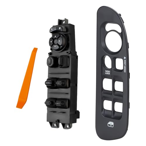 Mango S Master Power Window Switch and Bezel 56049805AB for 2002-2009 Dodge Ram 1500 2500 3500, 2001-2004 Dodge Dakota, 2001-2003 Dodge Durango,2005-2009 Dodge Sprinter 2500 3500