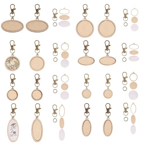Cerceaux à broder en bois FREEBLOSS pour finitions de bijoux de précision