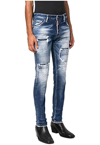 DSQUARED2 Cool Guy Medium Slash Wash Herren Jeanshose Modell...