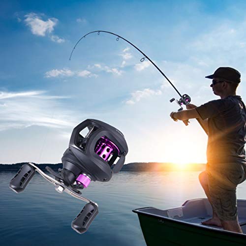 Carretilha de pesca Besportble, 1 peça, roda de pesca de alta velocidade, proporção de engrenagem 7: