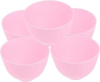 WOONEKY Juego de 5 tazones de silicona para m...