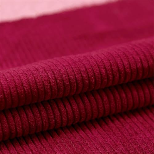 Tissu côtelé épais uni anti-effilochage pour débuter en couture
