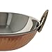 Karahi Indian Serving Dishes - 2 Piece Copper Bowl Set - Copper Kitchen Decor (Lot of 2, 6 Inch)