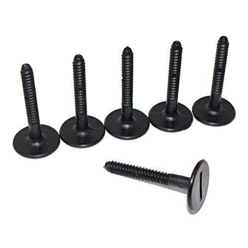 South Bay Board Co. - Soft Top Surfboard Fin Screws - Set of 6 Molded ABS 2.5