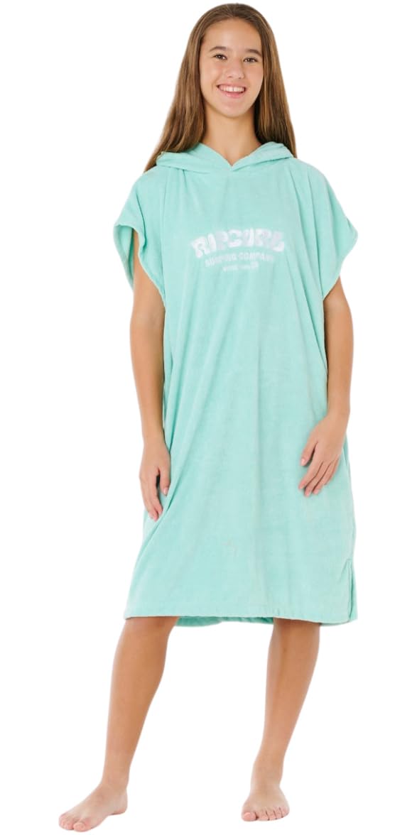 Rip Curl 2026 Junior Classic Surf Hooded Poncho Towel 00CGTO - Teal