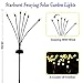 ZFNN Solar Garden Lights Outdoor, 4 Pack Firefly Swaying Lights, Waterproof Garden Decor for Yard Patio Pathway Lawn, Gardening Gifts for Women Christmas Decoration