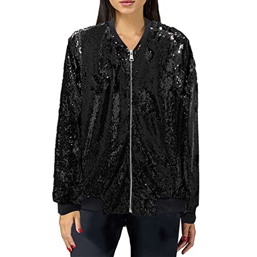 Blouson bomber femme brillant pour sublimer une tenue de fête et de clubwear un peu terne