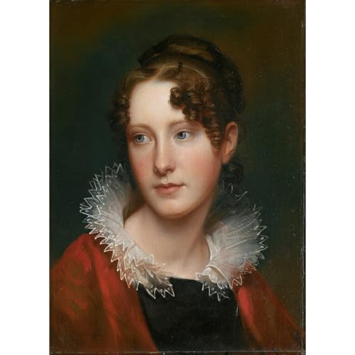 Impression toile portrait Rosalba Peale 127 cm pour créer une ambiance de galerie d'art