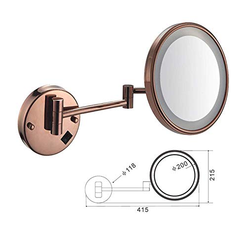 Miroir de rasage mural extensible 3X pour une routine beauté fluide et confortable - 4