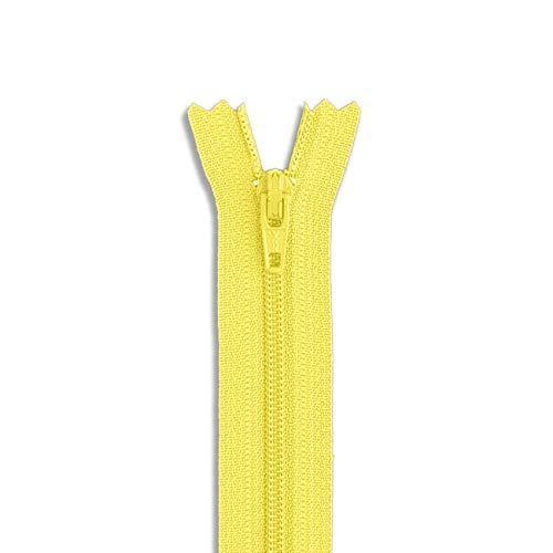 Nylon Coil Yellow Zipper 7inch Zip 7" for Sewing Craft
