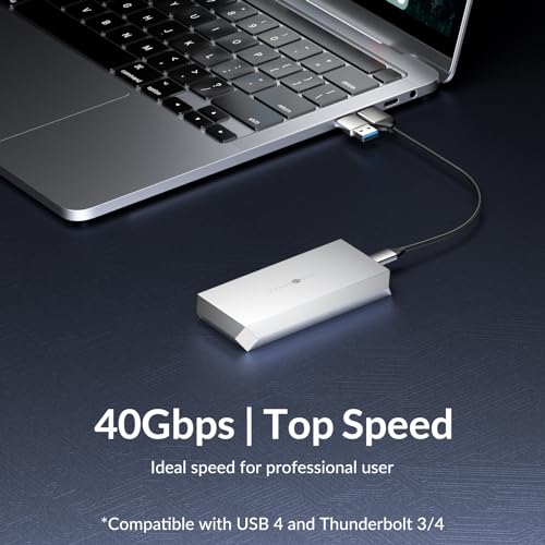 Enclosure NVME 40 Gbps M.2 Compatible Thunderbolt 3/4 USB4 miniatura 2