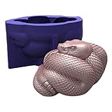 Snake Mold for Soap, Candle, Resin, Chocolate, Baking, Gummy, and Sugarcraft