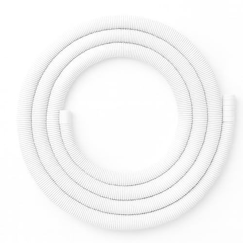 Image of SBD 7 Meter easyfit Washing Machine inlet Pipe | Washing Machine Tap Connector Pipe | Leak-Free Flexible Design Rubber Interface | Water inlet Pipe (Pack Of 1) (White, 7 Mtr)