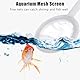 Niuhong 2 Pcs Mini Feinmaschig Aquarium Fischfangnetze Mit Kunststoffgriff Garnelen-Trennnetz Fischnetz Shrimp Sauber Netzsieb Nylon Aquarien Artemia Sieb Kleine Fischernetz Aquariensieb (A)