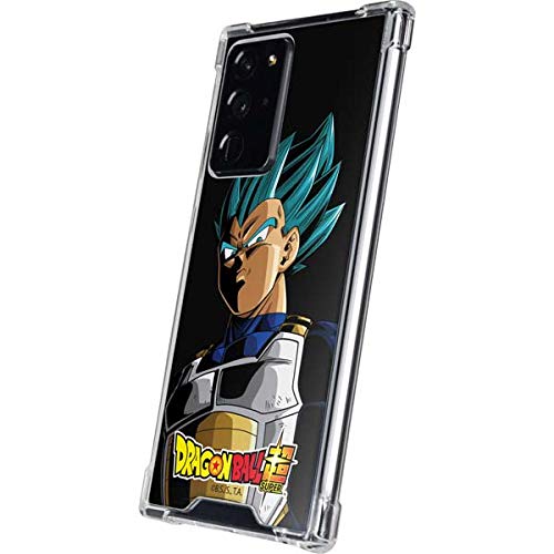 Skinit Clear Phone Case Compatible With Samsung Galaxy Note 20 Ultra 5G - Officially Licensed Dragon Ball Super Dragon Ball Super Vegeta Design #TOP1